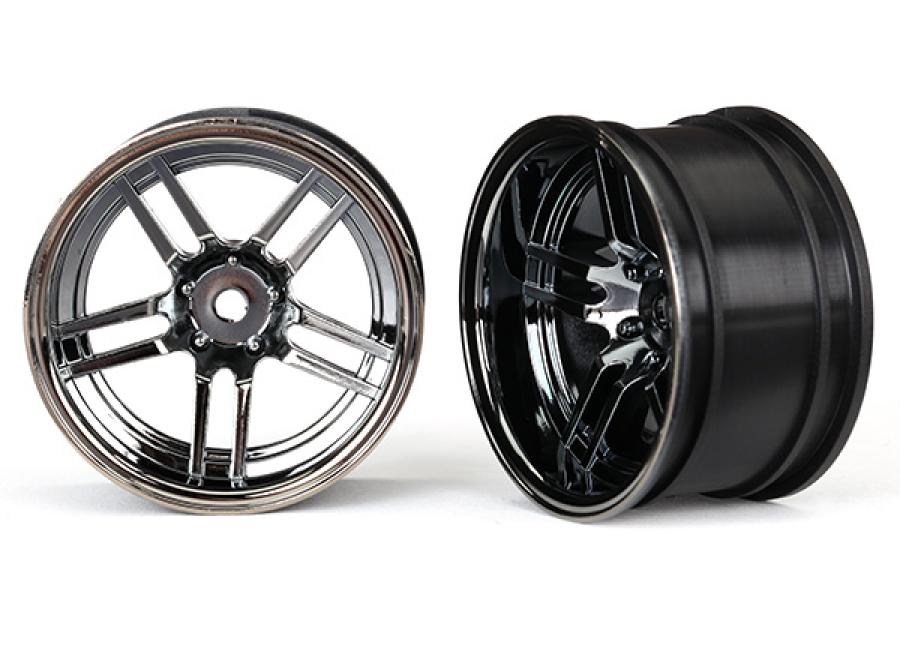 Traxxas Wheels Split-spoke 1.9" Touring Rear (2) TRX8372
