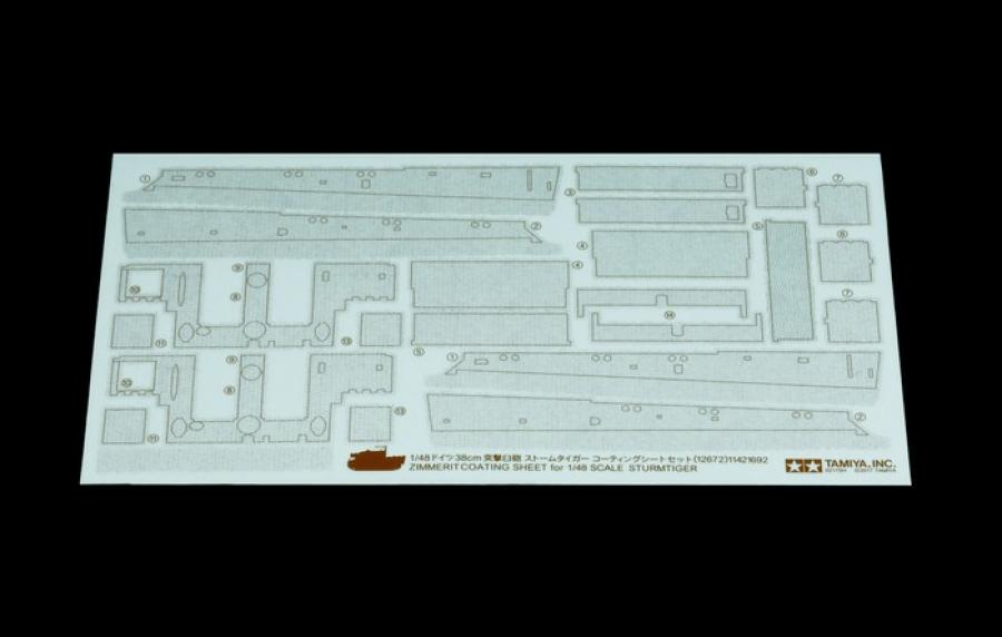 Zimmerit Sheet for 1/48 Sturmtiger