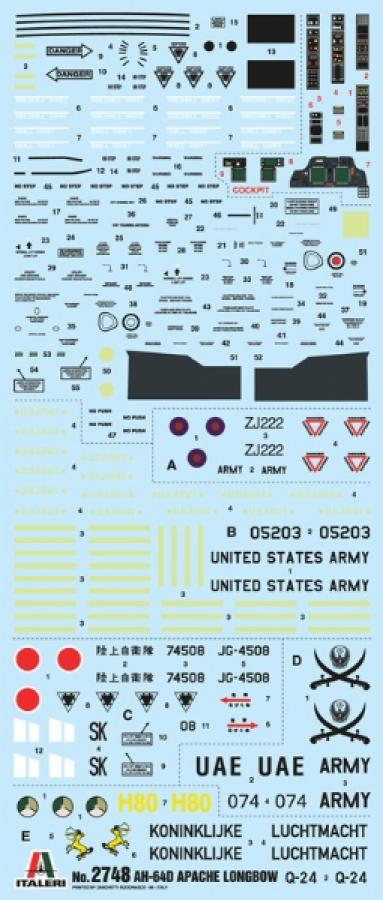 Italeri 1/48 AH-64D LONGBOW APACHE