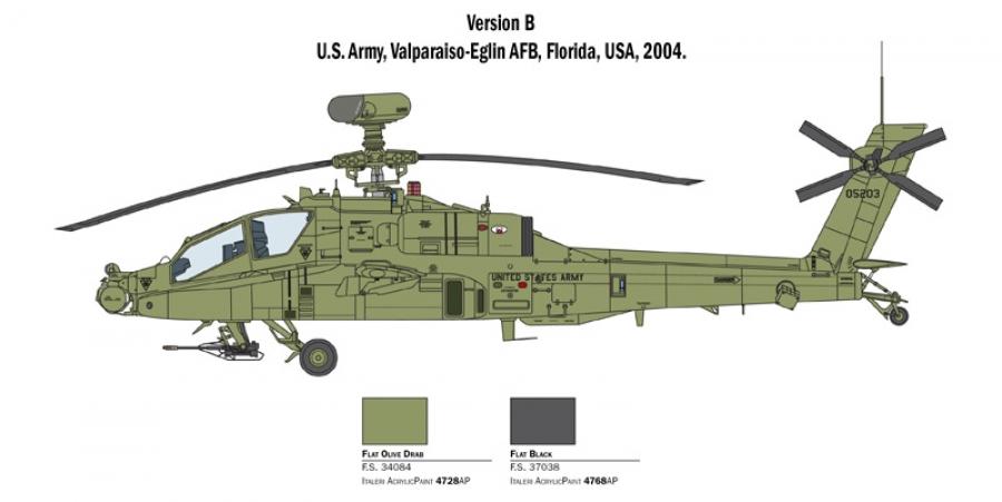 1/48 AH-64D LONGBOW APACHE