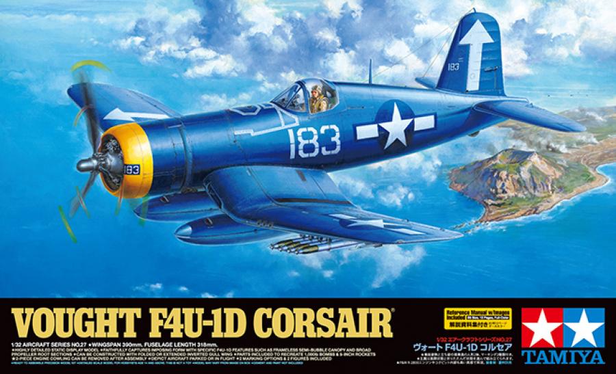 Tamiya 1/32 Vought F4U-1D Corsair pienoismalli