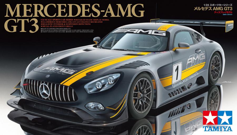 Tamiya 1/24 MERCEDES-AMG GT3 pienoismalli