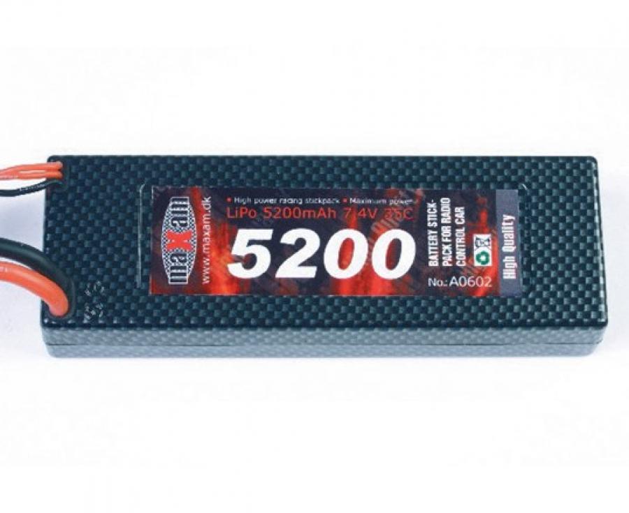 Maxam Lipo 7,4V 5200Mah 35C T-Plug (Hard Case)