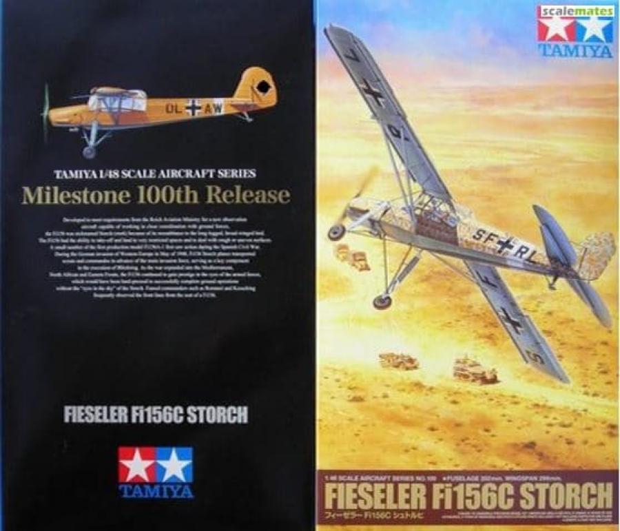 Tamiya 1/48 Fieseler Storch Fi156C pienoismalli