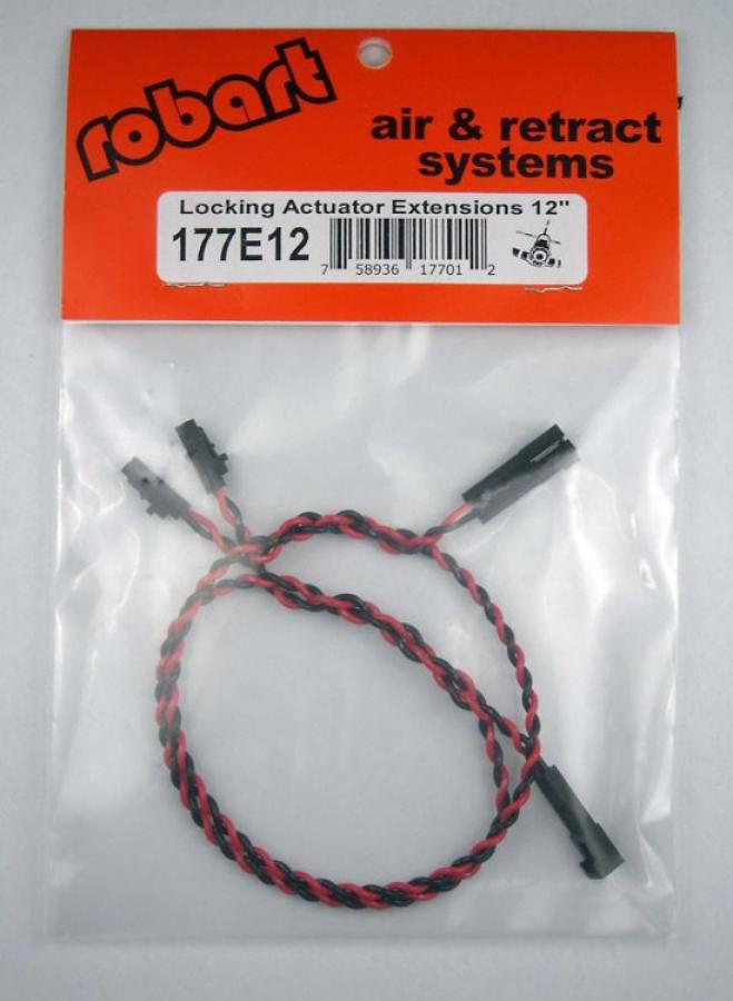 177E12 Electric Retract Extension Wire 12"(2)# SALE