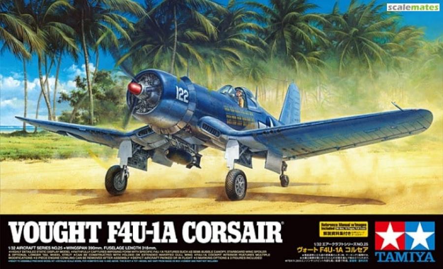 Tamiya 1/32 Vought F4U-1A Corsair pienoismalli