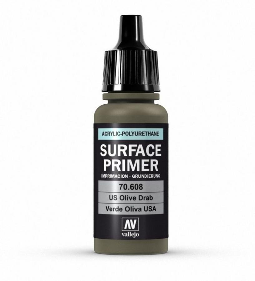 608 Model Air: US Olive Drab Primer 17ml