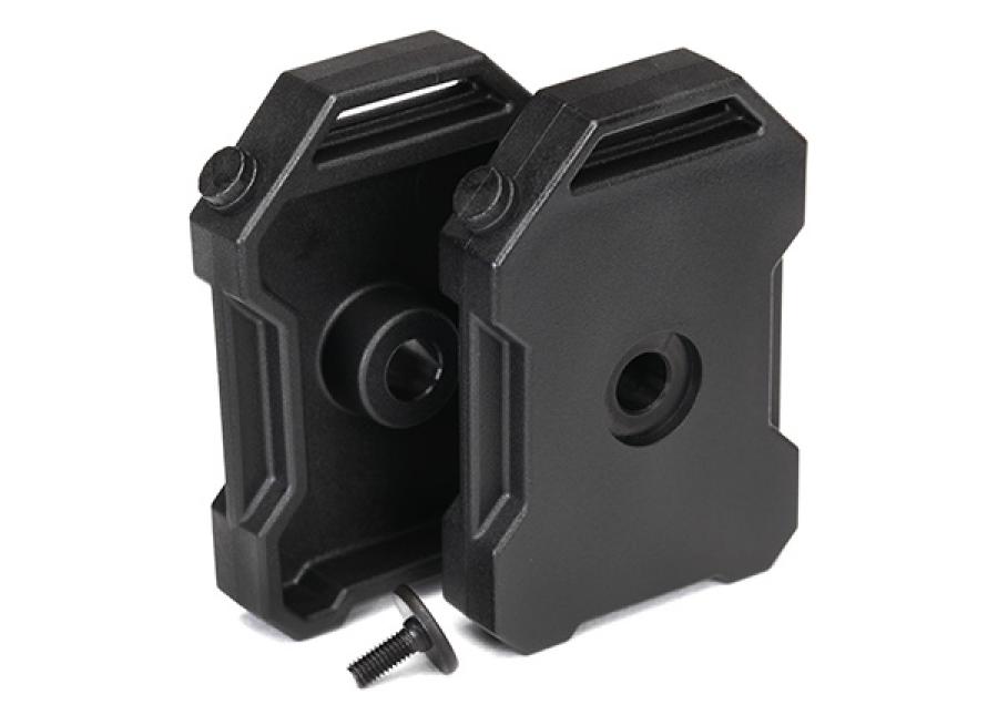 Traxxas Fuel Canisters Black (2) TRX-4 TRX8022T