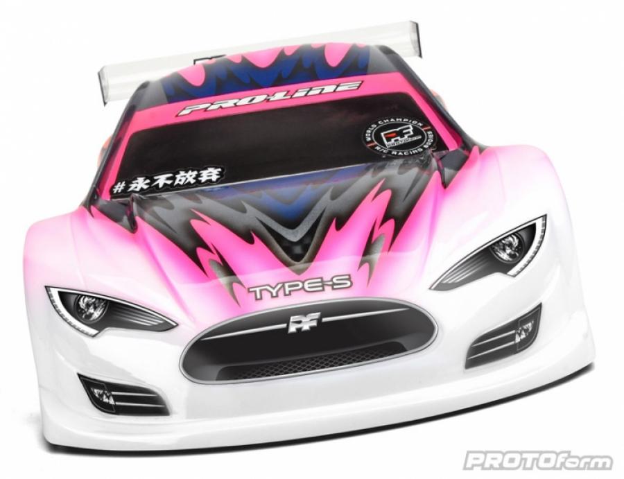 Type-S Light Weight Clear Body for 190mm