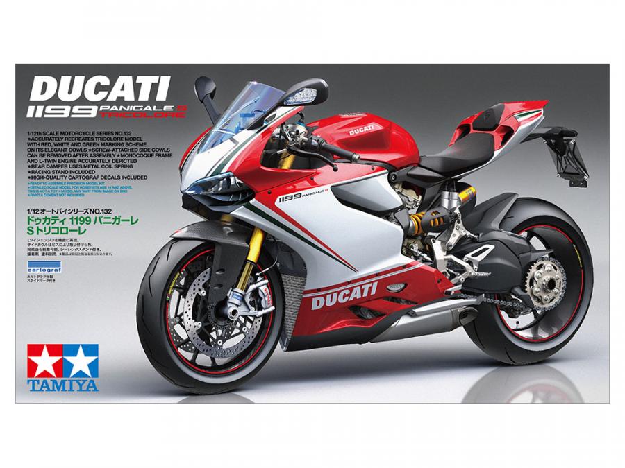 Tamiya 1/12 DUCATI 1199 PANIGALE S TRICOLORE pienoismalli