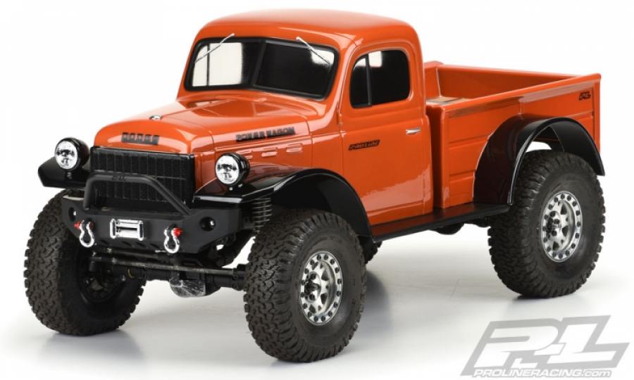 1946 Dodge Power Wagon Clear Body for 12.3" (313mm) Wheelbas