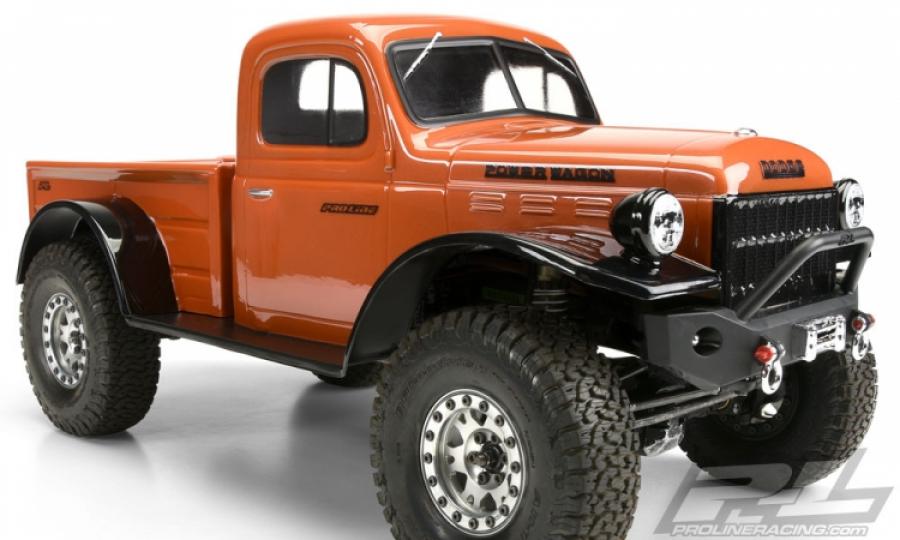 1946 Dodge Power Wagon Clear Body for 12.3" (313mm) Wheelbas