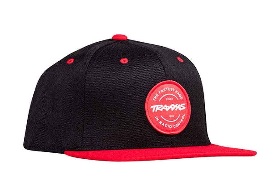 Traxxas Snap Hat Black/Red Traxxas Circle Patch TRX1186-BLR