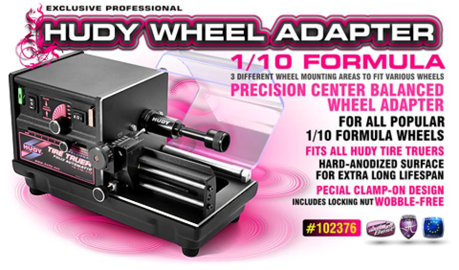 Hudy Wheel Adapter 1/10 Formula 102376