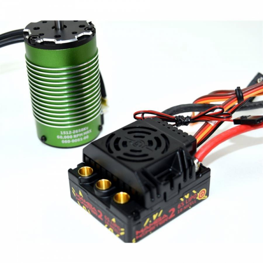 MAMBA MONSTER-2 1:8 25V WP ESC & 1512-2650KV Sensor Motor