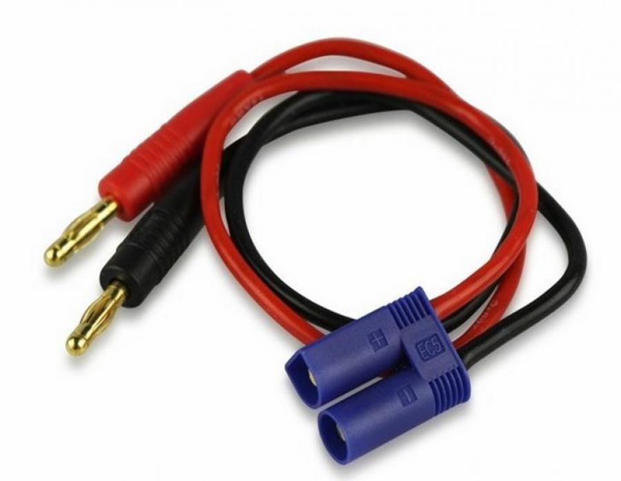 Charge cord 4mm banana EC5