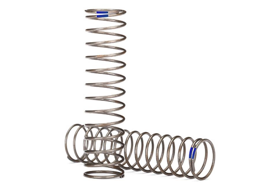 Traxxas Springs natural finish gts 0.61 rate blue (2) TRX8045