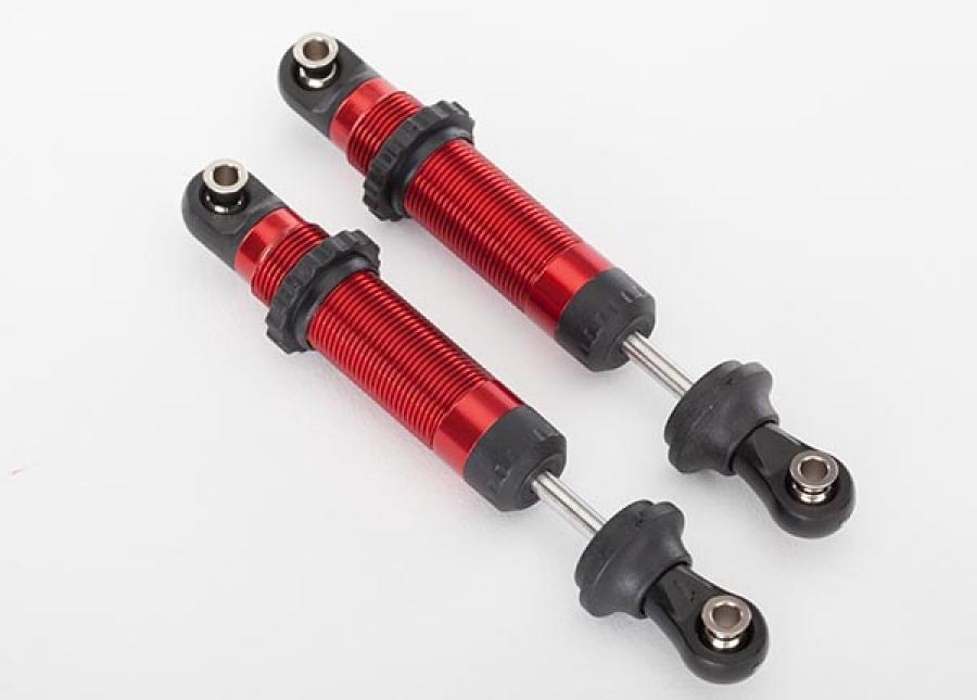 Traxxas Shocks gts hard-anodized red alu assembled (2) TRX8260R