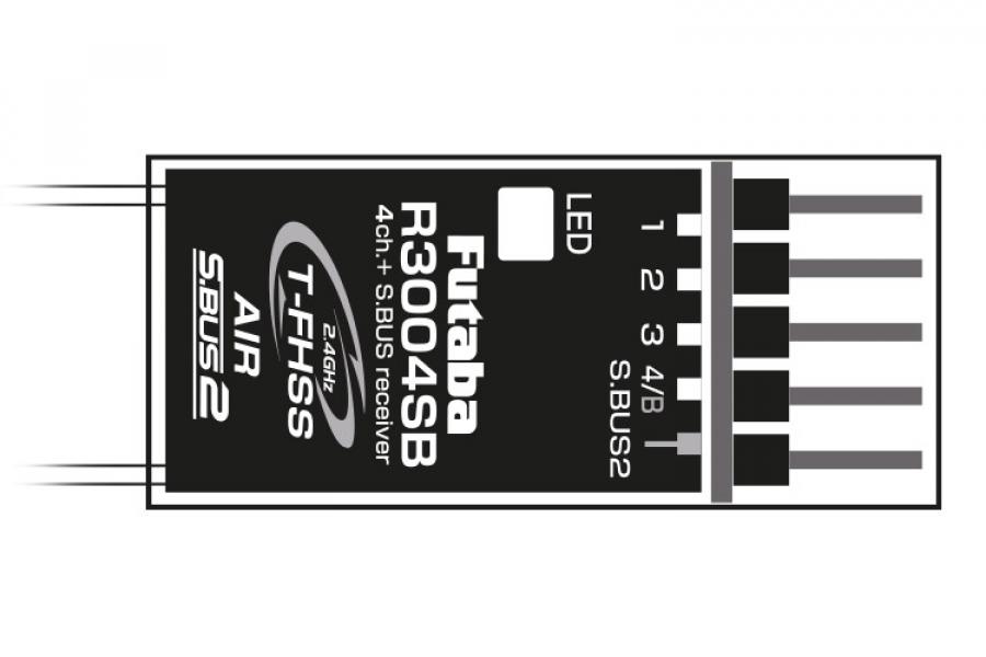 Receiver R3004SB 4CH T-FHSS Air