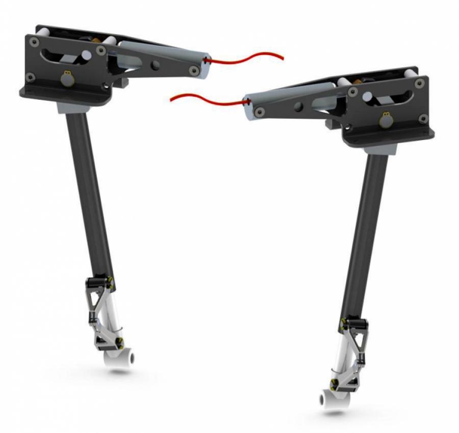 Landing gear Electric ESM ME-109 (2)#