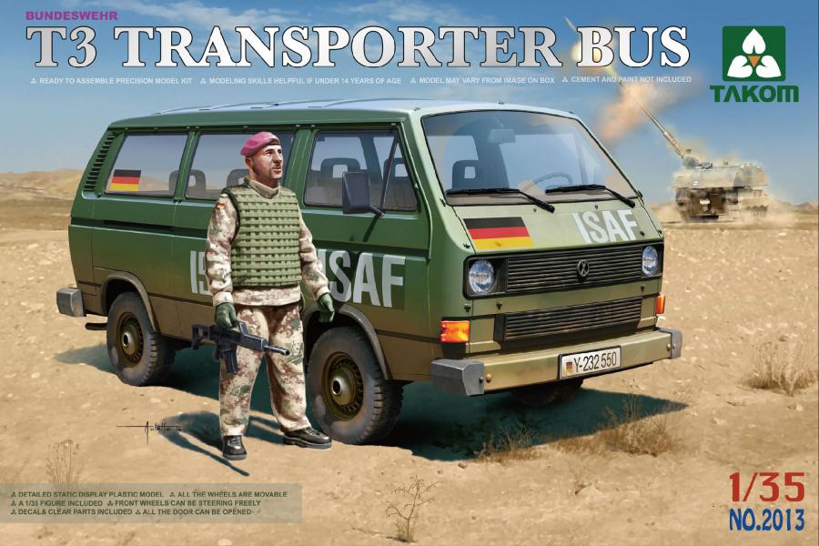 1:35 Bundeswehr Transporter Bus (with figure)