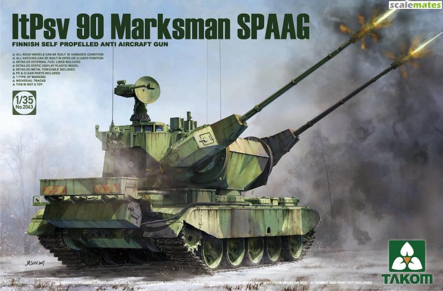 1:35 Finnish Self Propelled Anti Aircraft Gun ItPsv 90 Marksman