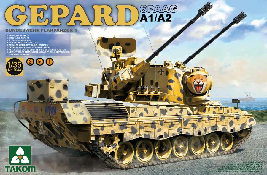 1:35 Bundeswehr Flakpanzer 1 Gepard SPAAG A1/ /A2  2in1