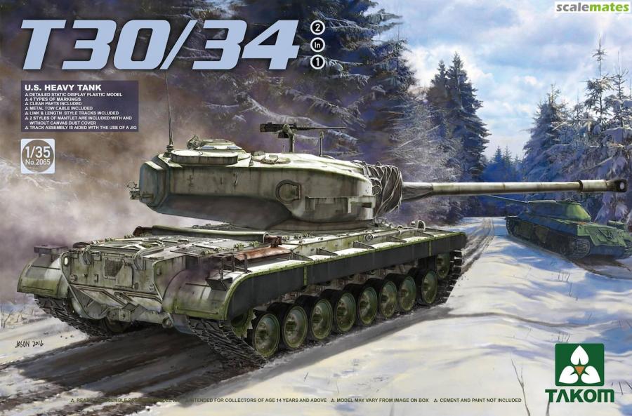 1:35 U.S. Heavy Tank T30/34 2 in 1