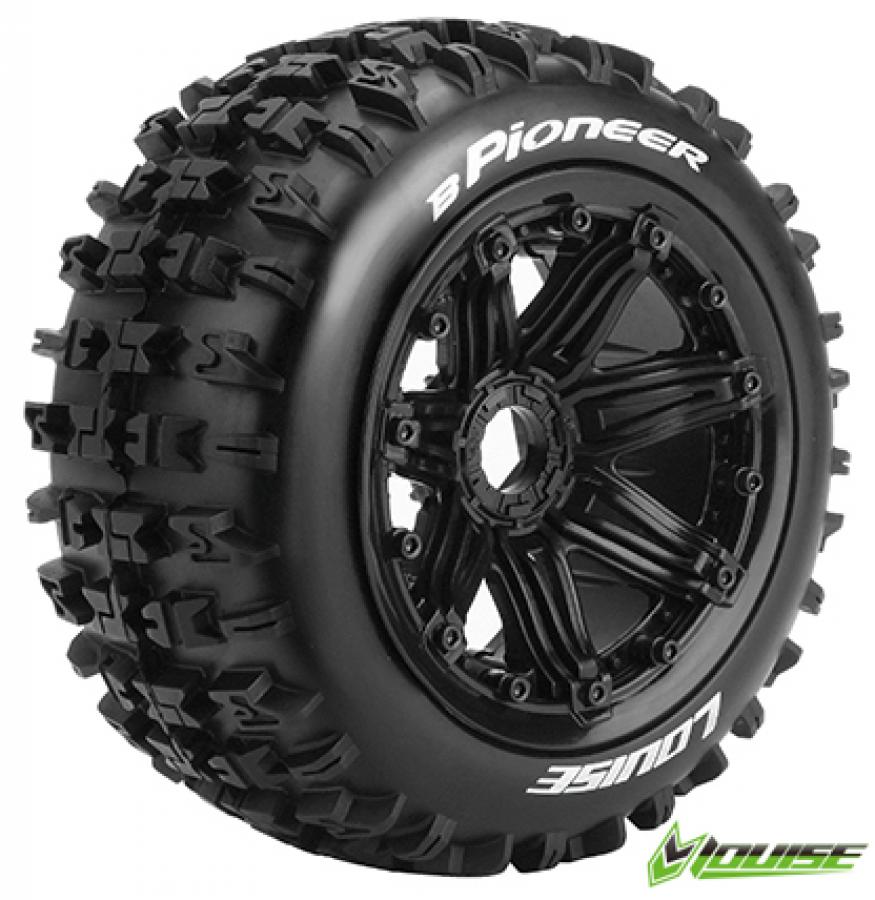 Tires & Wheels B-PIONEER LS Buggy Rear (24mm Hex) (2)