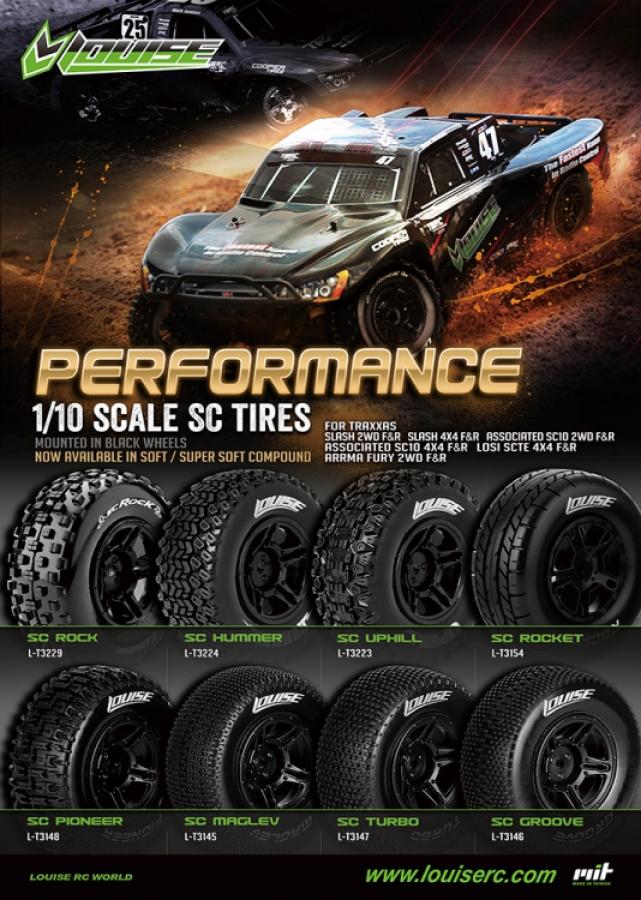 Tire & Wheel SC-ROCKET 2WD Front (2)