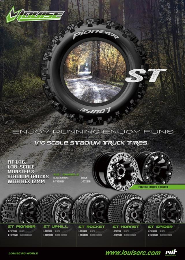 Tire & Wheel ST-ROCKET 2,2" Black Soft (2)