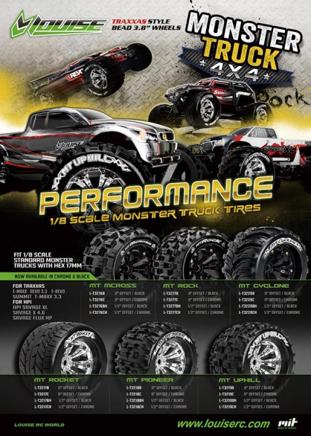 Tire & Wheel MT-ROCK 3,8" Black 1/2-offset (2)