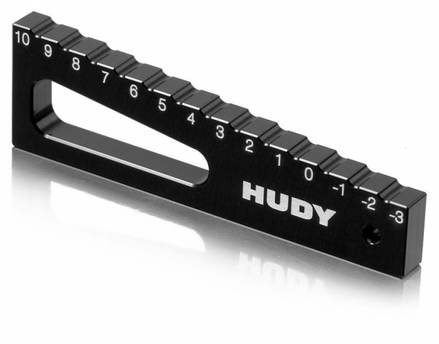 Hudy Chassis Droop Gauge -3 to 10mm for 1/10 / 1/8 107711