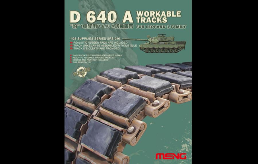 1:35 D 640 A Workable Tracks for Leopard 1 Family