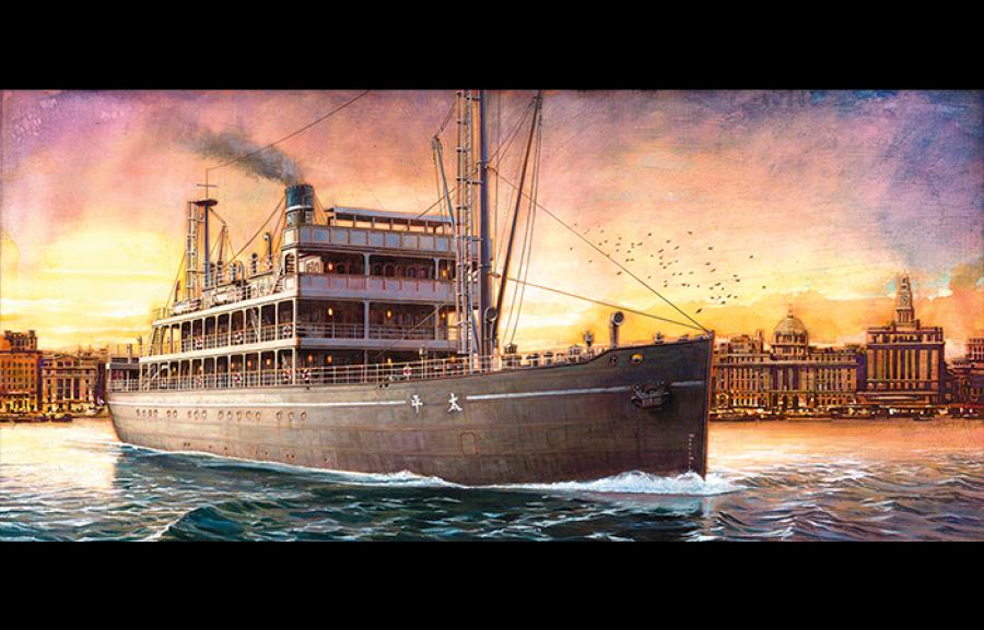 1:150 THE CROSSING (The FIRST MENG SHIP MODEL)