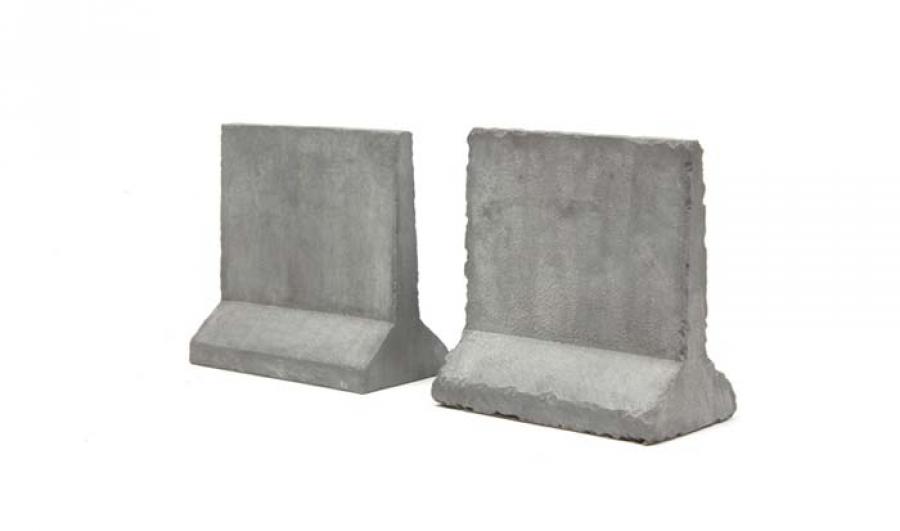 1:35 Precast Concrete Walls (resin)