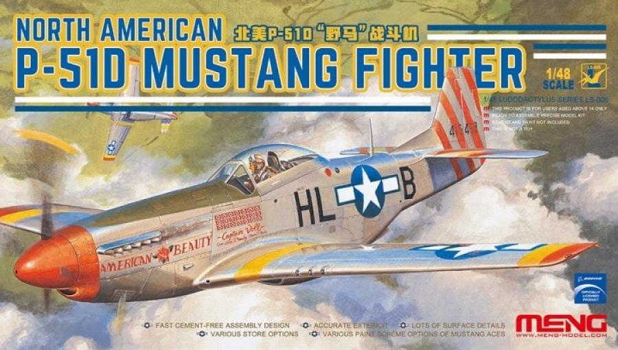 1:48 North American P-51D Mustang Fighter