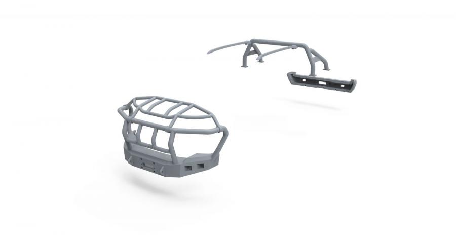 1:24 Ford F-350 exterior accessories (resin kit)
