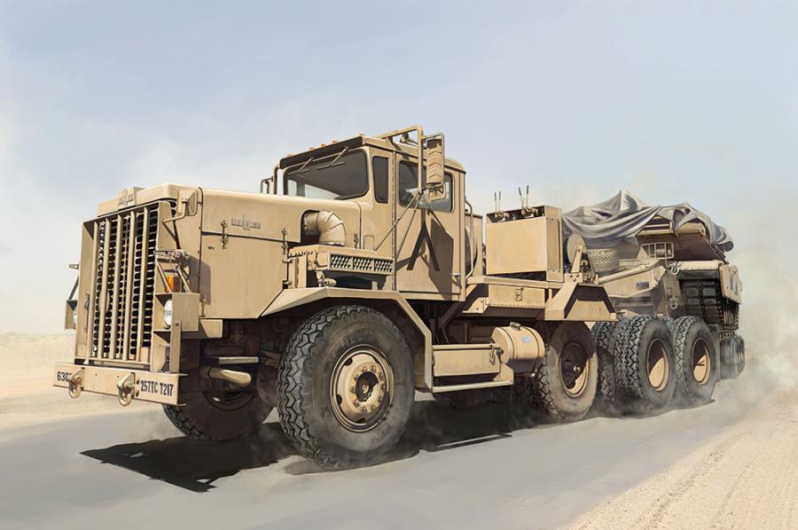1:35 U.S. M911 C-HET(8x6)& M747 Heavy Equipment Semi-Trailer