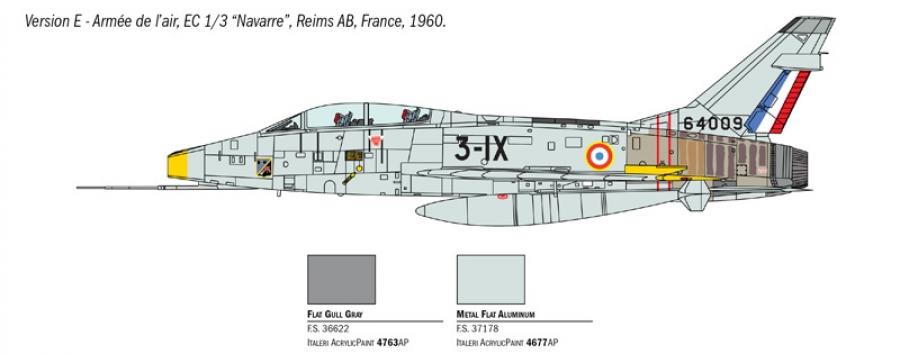 Italeri 1/72 F-100F SUPER SABRE