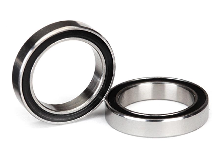 Traxxas Ball Bearings 15x21x4mm Black Rubber Seal (2) TRX5102A