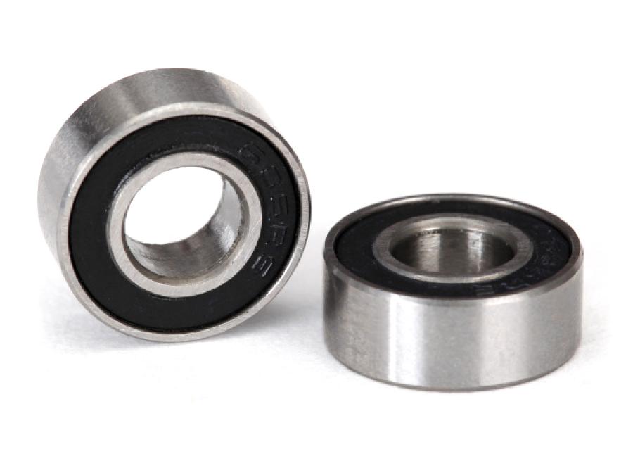 Traxxas Ball bearings, blue rubber sealed (6x13x5mm) (2) TRX5180A