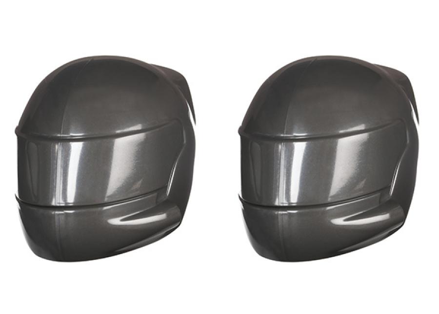 Traxxas Helmets Grey (2) TRX8518