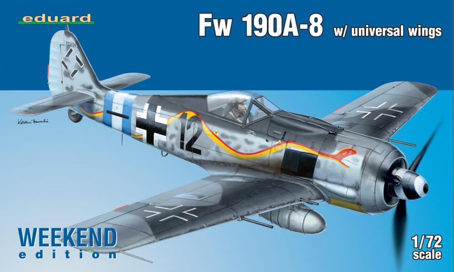 1:72 Fw 190A-8 w/universal wings Weekend Ed.
