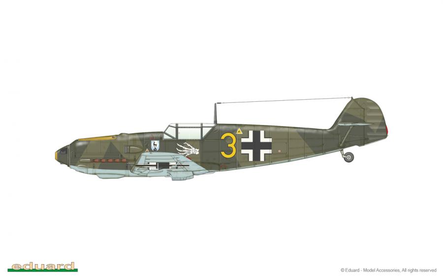 1:48 Bf 109E-3  Profipack
