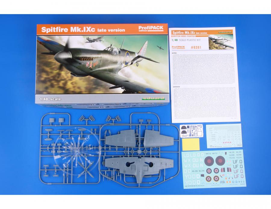 Eduard 1:48 Spitfire Mk.IXc late version ProfiPack