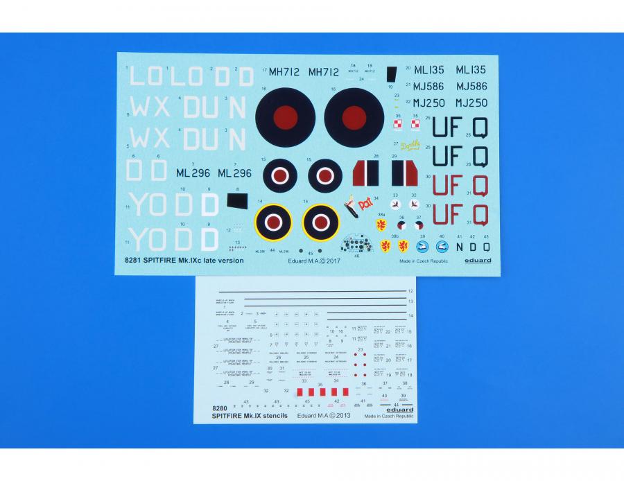 Eduard 1:48 Spitfire Mk.IXc late version ProfiPack