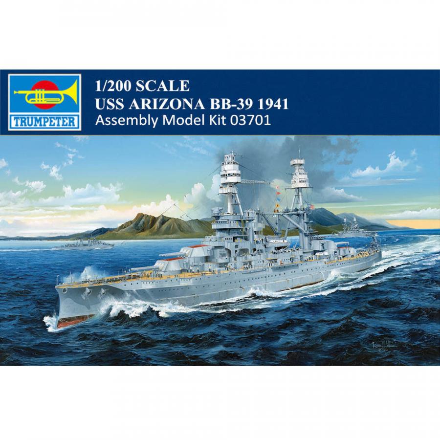 1:200 USS Arizona BB-39 1941