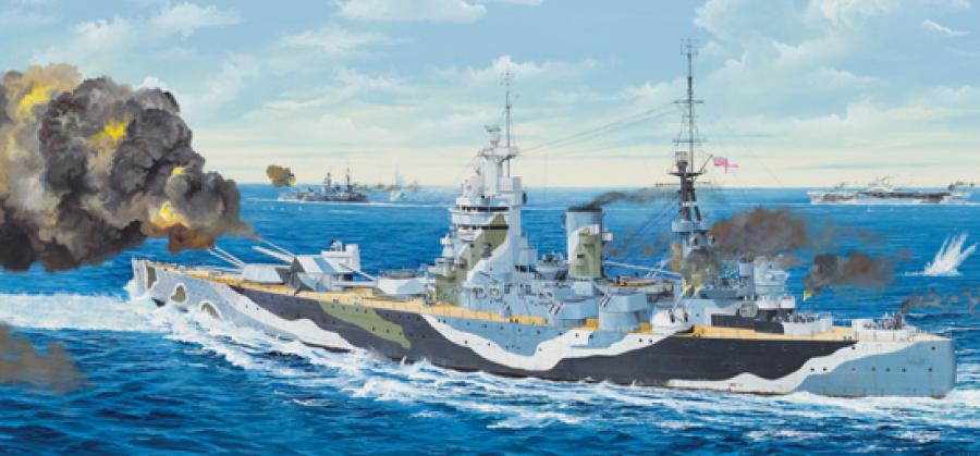 Trumpeter 1:200 HMS Nelson 1944