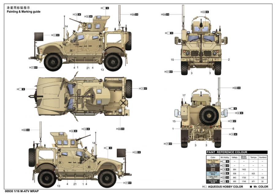 Trumpeter 1:16 US M-ATV MRAP